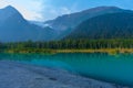 Portage Glacier Lake Chugach Mountains, Alaska Royalty Free Stock Photo