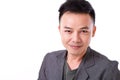 Portait of confident, happy, positive asian man face Royalty Free Stock Photo