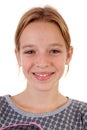 Portait of teenage girl with pimpels Royalty Free Stock Photo