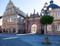 Portal of a castle Buckeburg Palace in Lower Saxony, Germany