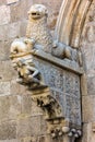 Portal of the Cathedral of Saint Mark in Korcula Royalty Free Stock Photo