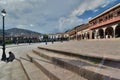 Portal de Carnes. Plaza de Armas. Cusco. Peru Royalty Free Stock Photo