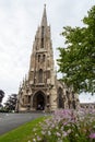 Portal of First Church of Otago in Dunedin, New Zealand Royalty Free Stock Photo