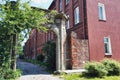 Portal gate of historical building in Kaliningrad Royalty Free Stock Photo