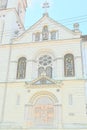 Portal of the Greek Catholic Synagogue of St. Cyril and Methodius.