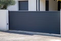 portal grey large slide modern home steel gray door aluminum sliding dark gate