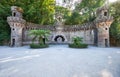 Portal of the Guardians in Quinta da Regaleira estate. Sintra. P