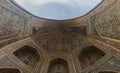 Portal of Madrasa Tilya Kori in Samarkand, Uzbekist