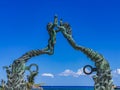 Portal Maya in the Fundadores park Playa del Carmen Mexico Royalty Free Stock Photo