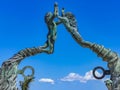 Portal Maya in the Fundadores park Playa del Carmen Mexico Royalty Free Stock Photo