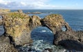 Portal og rocks in Atlantic ocean