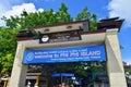 Portal of the Phi Phi island pier, Thailand