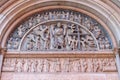 Portal of the rendeemer of Baptistery of Parma