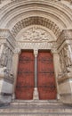 Portal (1190) of Saint Trophime Cathedral in Arles, France