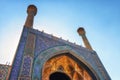 Portal of Shah Mosque, Isfahan, Iran Royalty Free Stock Photo