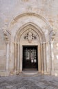 Portal of the St Mark s Cathedral in Korcula, Croatia Royalty Free Stock Photo