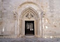 Portal of the St Mark s Cathedral in Korcula, Croatia Royalty Free Stock Photo