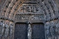 Portal of White Lady, cathedral Leon, Spain Royalty Free Stock Photo