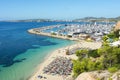 Portals Nous beach playa, Mallorca, Balearic islands, Spain Royalty Free Stock Photo