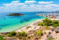 Portals Nous beach playa and port, Mallorca island, Spain Royalty Free Stock Photo