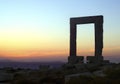 Portara gate in Naxos island