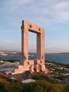 Portara gate, Naxos island, Greece Royalty Free Stock Photo