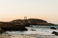 Portara on the island of Naxos, Greece