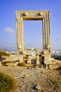 Portara, Naxos island, Greece Royalty Free Stock Photo