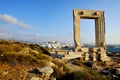 Portara, Naxos island, Greece Royalty Free Stock Photo