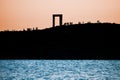 The Portara in Naxos island, Greece Royalty Free Stock Photo