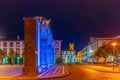 Portas da Cidade archway at Ponta Delgada town at Sao Miguel, Po Royalty Free Stock Photo