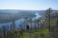 Portas de Rodao landscape nature in Vila Velha de Rodao, in Portugal Royalty Free Stock Photo