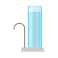 Portative Filter For Purifying Drinking Water In Tank Vector Illustration Royalty Free Stock Photo