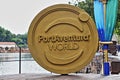 PortAventura park sign Royalty Free Stock Photo