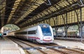 PORTBOU, SPAIN - NOWEMBER 09: High-speed Renfe train on November