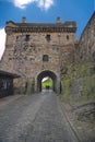 Portcullis Gate, Edinburgh Castle Royalty Free Stock Photo