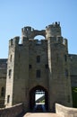 The portcullis and gate house at Warwick Castle Royalty Free Stock Photo