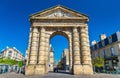 Porte d`Aquitaine, a XVIII century gate in Bordeaux, France