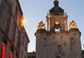 Porte de la Grosse Horloge, La Rochelle ( France ) Royalty Free Stock Photo