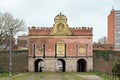 Porte de Roubaix, old city gate of Lille