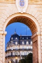 Porte du Peyrou in Montpellier Royalty Free Stock Photo