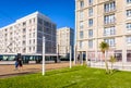 The `Porte Oceane` building complex in Le Havre, France Royalty Free Stock Photo