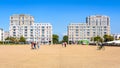 The `Porte Oceane` building complex in Le Havre, France Royalty Free Stock Photo