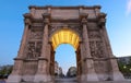 Porte Royale - triumphal arch in Marseille, France. Constructed in 1784 - 1839 Royalty Free Stock Photo