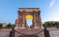 Porte Royale - triumphal arch in Marseille, France. Constructed in 1784 - 1839 Royalty Free Stock Photo