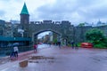 Porte Saint-Jean Gate in Quebec City walls Royalty Free Stock Photo