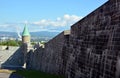 Porte Saint Jean Saint John`s Gate part of Old Quebec, Royalty Free Stock Photo