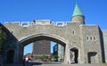 Porte Saint Jean Saint John`s Gate part of Old Quebec, Royalty Free Stock Photo