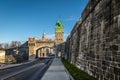 Porte Saint Louis gate on the fortified wall of Quebec - Quebec City, Canada