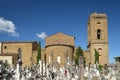 Porte Sante cemetery and San Miniato basilica in Florence, Italy
